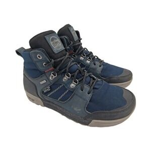 Lems Outlander Boots Mens 9 Womens 10.5 Blue Steel Waterproof Hiking Trail Ankle